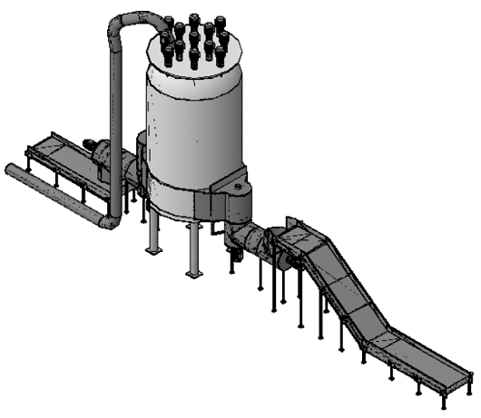 Desenho do reator projetado
