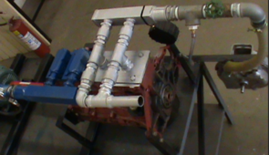Imagem do equipamento de vácuo-compressor