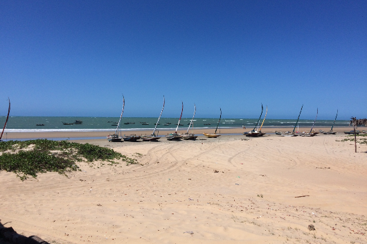 Imagem: Praia de Moitas, em Amontada