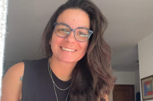 Imagem: pesquisadora Bianca Sahm, uma das responsáveis pelo estudo